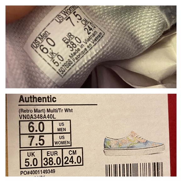 Vans Authentic Retro Mart Classic Sneakers - Picture 7 of 14